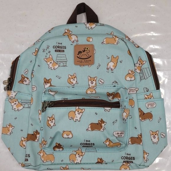 Waterproof Corgi Mini Small Travel Backpack - Picture 8 of 13